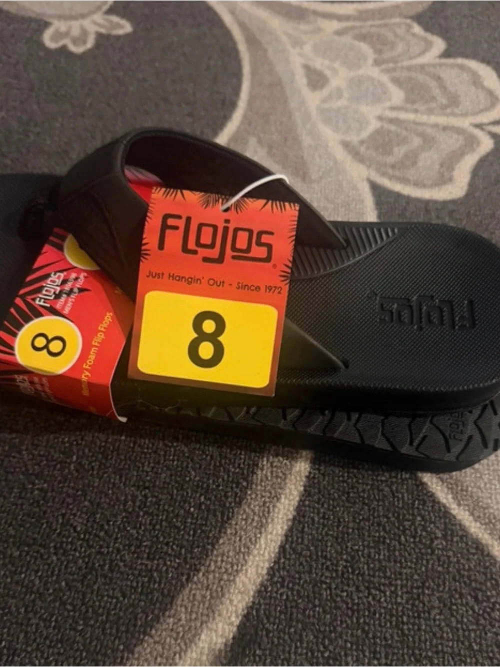 Flojos Black Men’s Flip-Flop Sandals